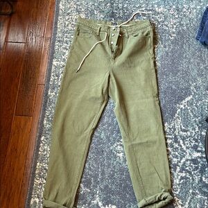 Women’s Tall Paper Bag Jeans (fun details)!